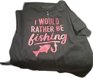 “Rather Be Fishing” Tee — handmade by Holley Marie