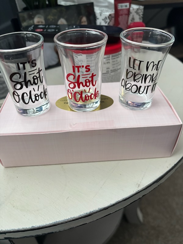 Shot Glasses — handmade by Holley Marie